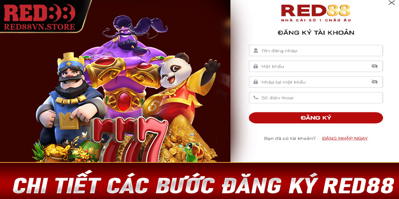 Hướng dẫn đầy đủ các bước đăng ký Red88 đơn giản nhất